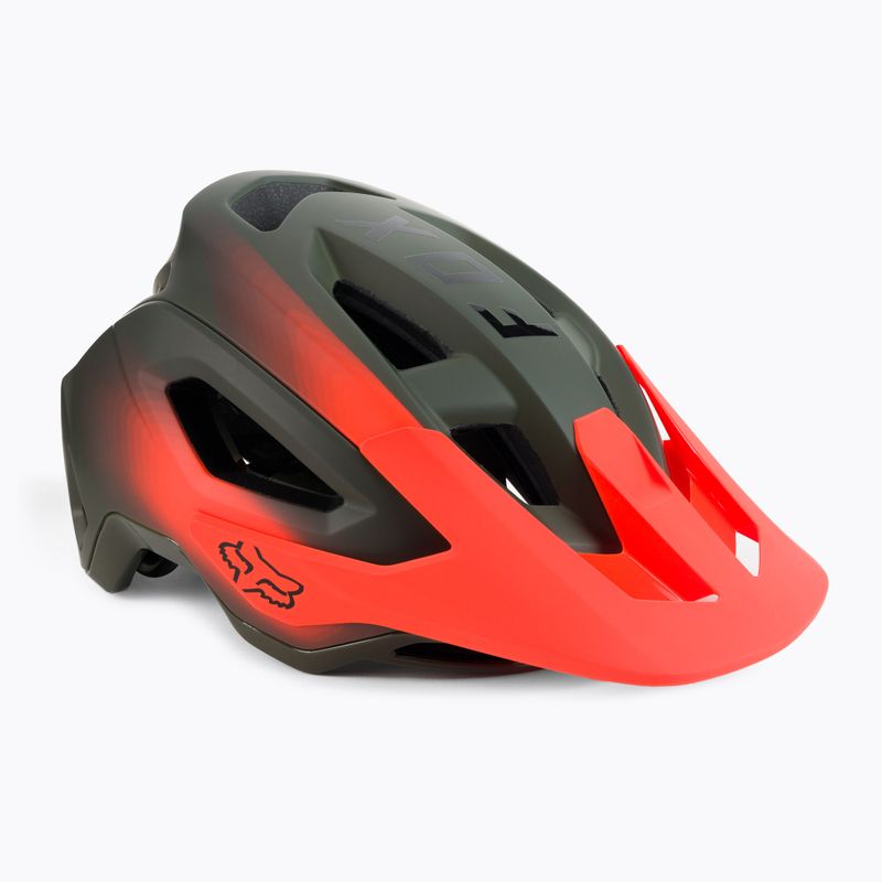 Cyklistická prilba FOX Speedframe Pro Fade zeleno-oranžová 29463_099_L