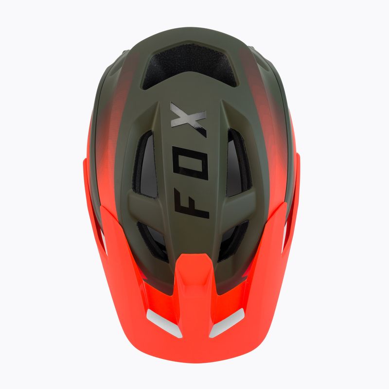 Cyklistická prilba FOX Speedframe Pro Fade zeleno-oranžová 29463_099_L 6