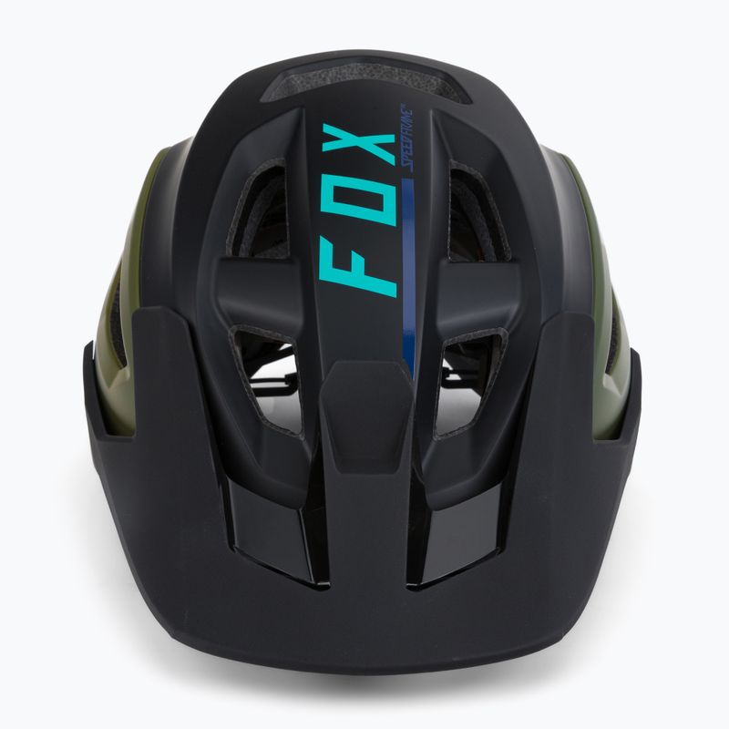 Cyklistická prilba Fox Racing Speedframe Pro Blocked čierno-zelená 29414_532 2