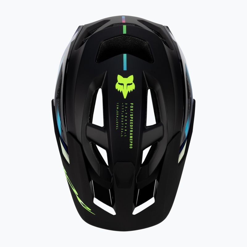 Cyklistická prilba Fox Racing Speedframe Pro Lunar čierna 29881-1 6