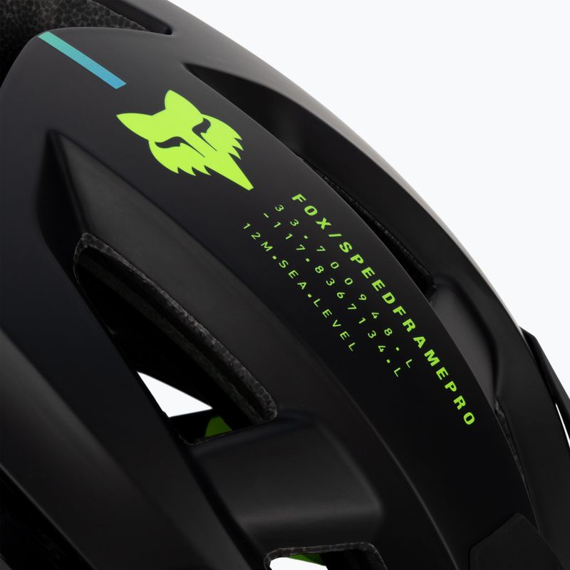 Cyklistická prilba Fox Racing Speedframe Pro Lunar čierna 29881-1 9