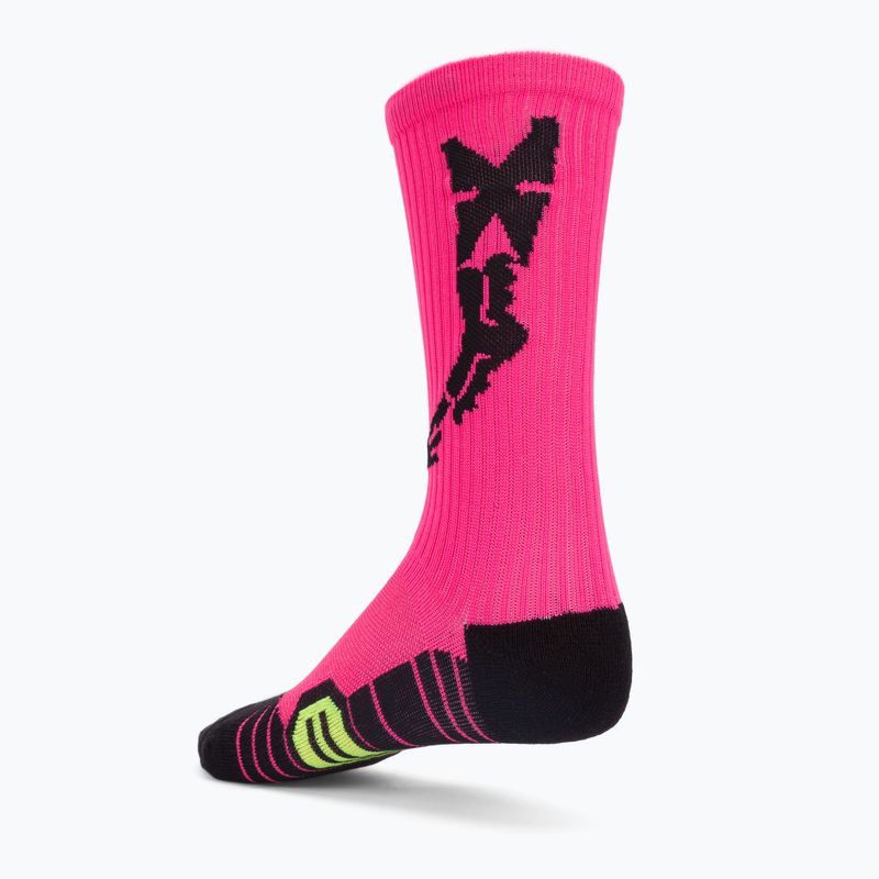 Dámske cyklistické ponožky Fox Racing 8" Ranger Cushion Lunar pink 29925_17_OS 2