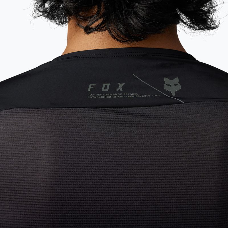 Pánske cyklistické tričko s dlhým rukávom Fox Racing Flexair Ascent black 3
