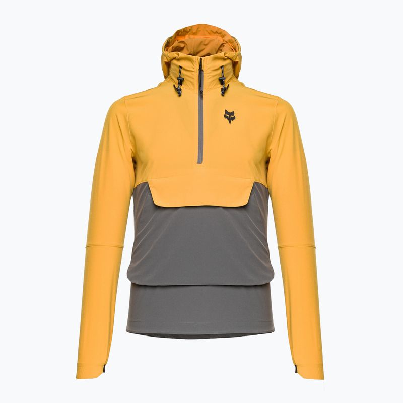 Pánska cyklistická bunda Fox Racing Ranger Wind Pullover yellow-grey 31038_496