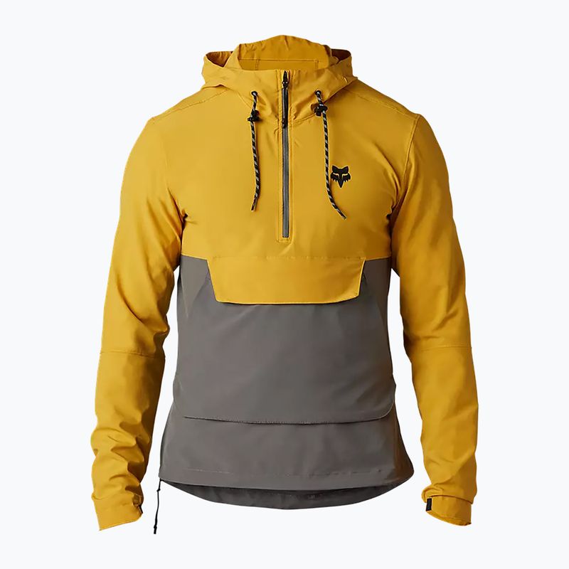 Pánska cyklistická bunda Fox Racing Ranger Wind Pullover yellow-grey 31038_496 5