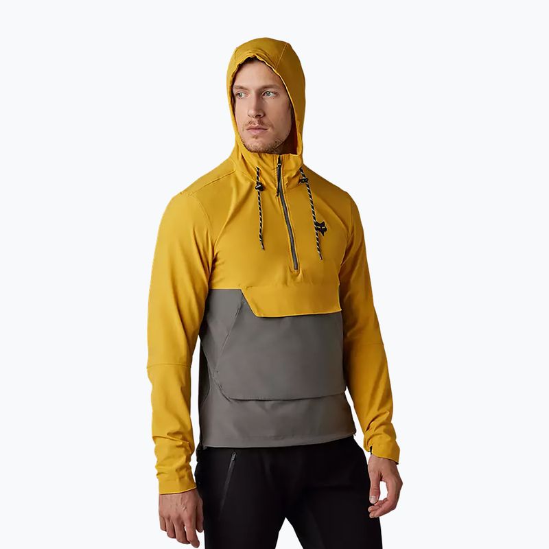 Pánska cyklistická bunda Fox Racing Ranger Wind Pullover yellow-grey 31038_496 7