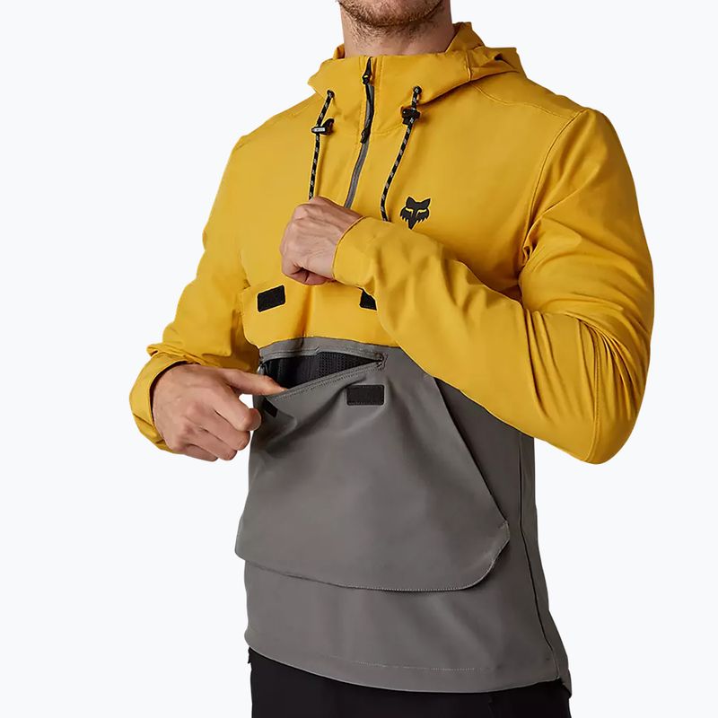 Pánska cyklistická bunda Fox Racing Ranger Wind Pullover yellow-grey 31038_496 8