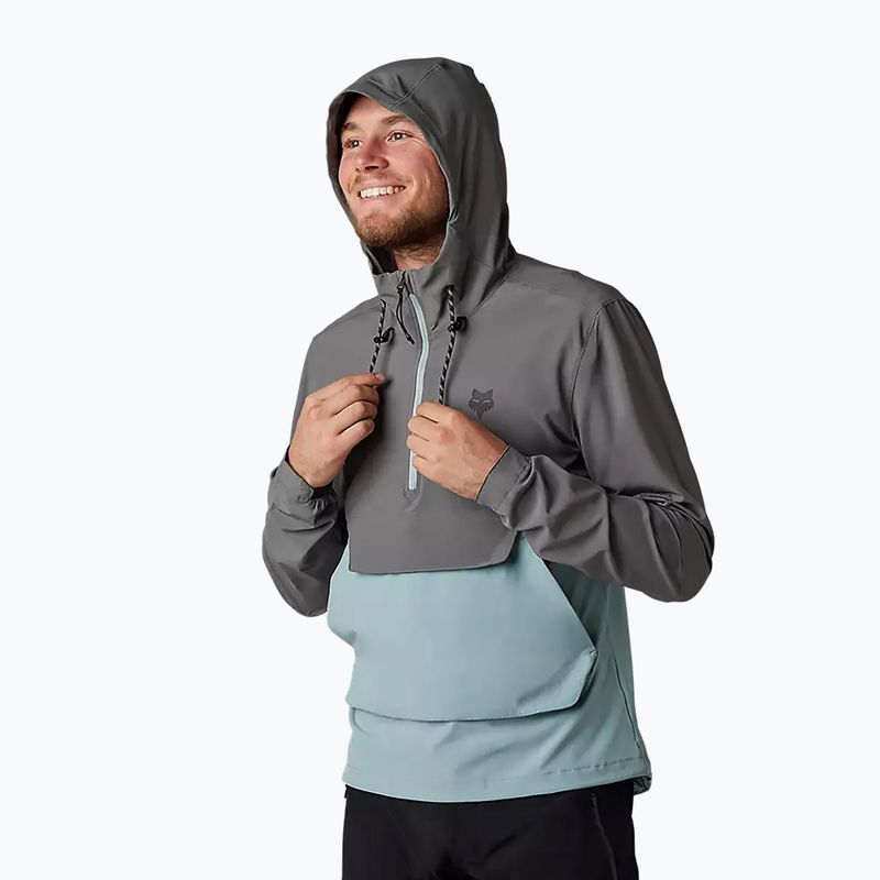 Fox Racing Ranger Wind Pullover šedo-modrá pánska cyklistická bunda 31038_052 7