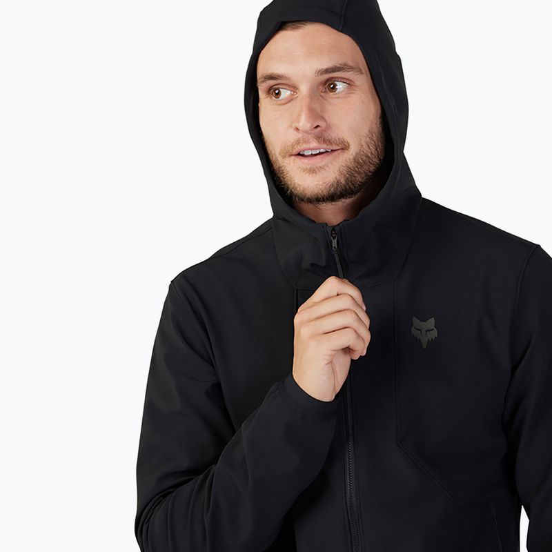 Pánska cyklistická bunda Fox Racing Ranger Fire Hoodie black 3