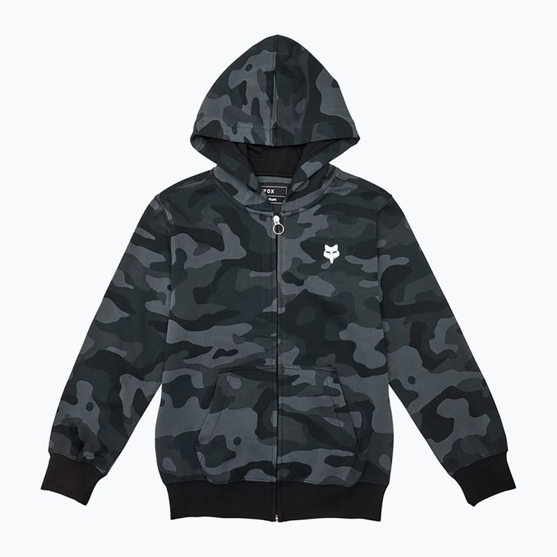 Detská mikina Fox Racing Fox Head Camo Full Zip Jr black camo