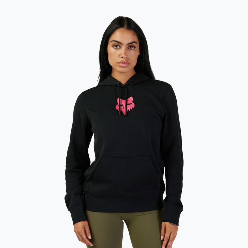 Dámska cyklistická mikina Fox Racing Head black/pink