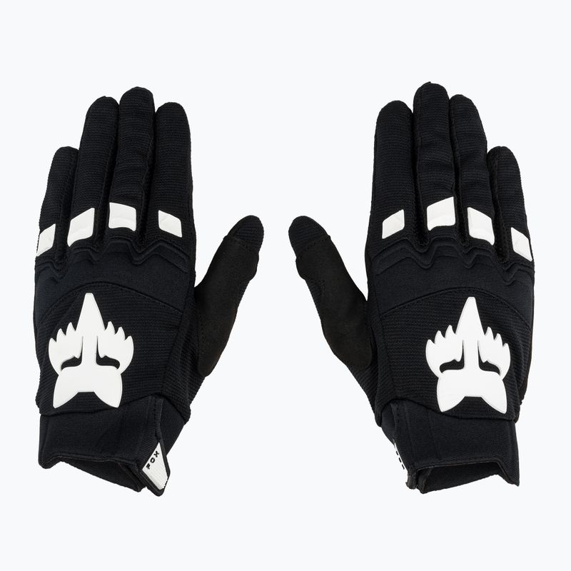 Pánske cyklistické rukavice Fox Racing Dirtpaw black/white 2