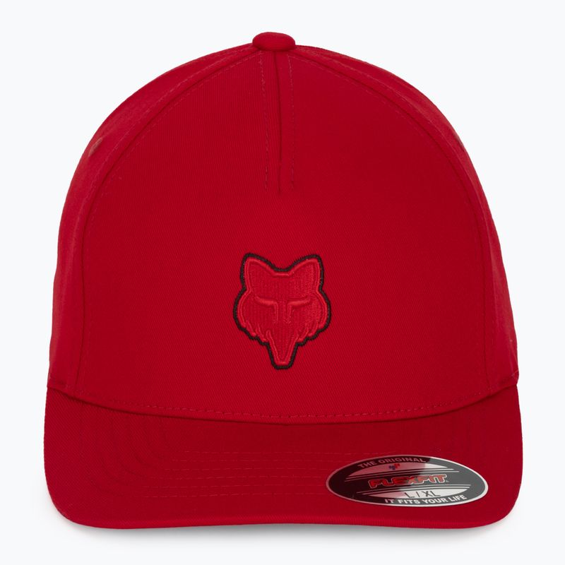 Šiltovka Fox Racing Fox Head Flexfit flame red 2