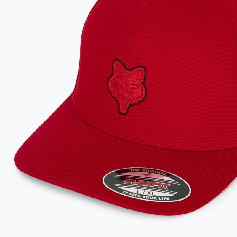 Šiltovka Fox Racing Fox Head Flexfit flame red 3