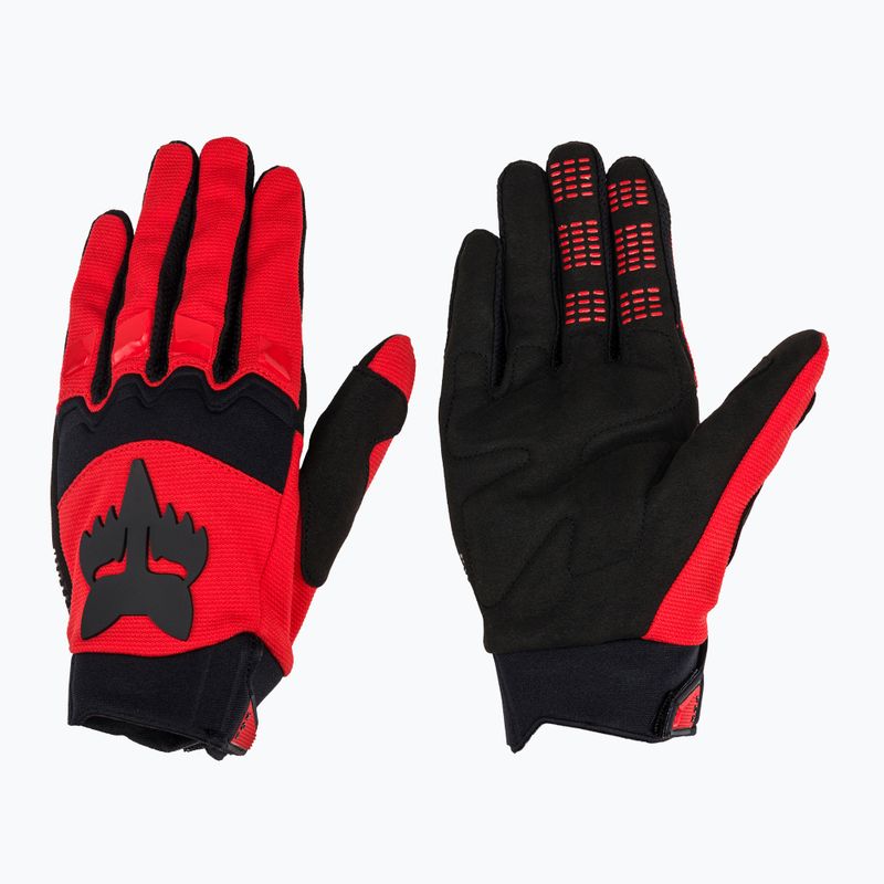 Pánske cyklistické rukavice Fox Racing Dirtpaw fluorescent yellow
