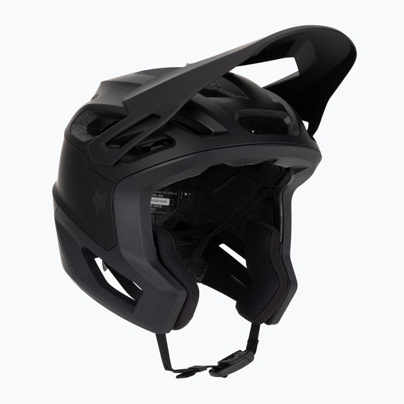 Cyklistická prilba Fox Racing Dropframe Pro matná čierna 8