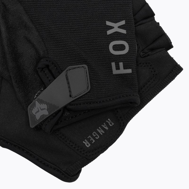 Pánske cyklistické rukavice Fox Racing Ranger Gel Short black 4