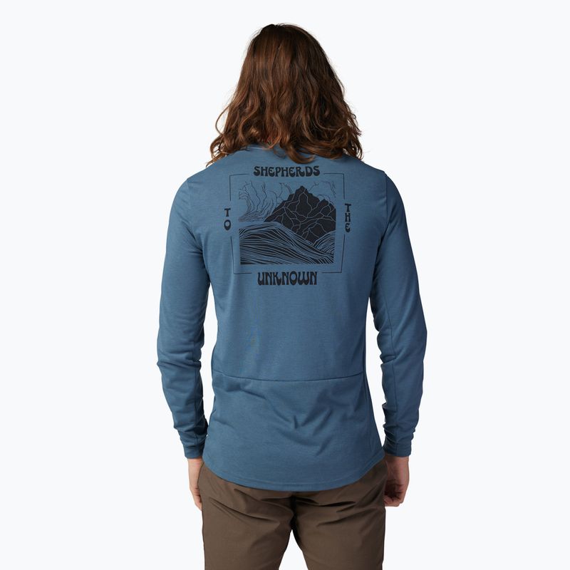 Pánske cyklistické tričko s dlhým rukávom Fox Racing Ranger Dr Shepherds dark vintage 2