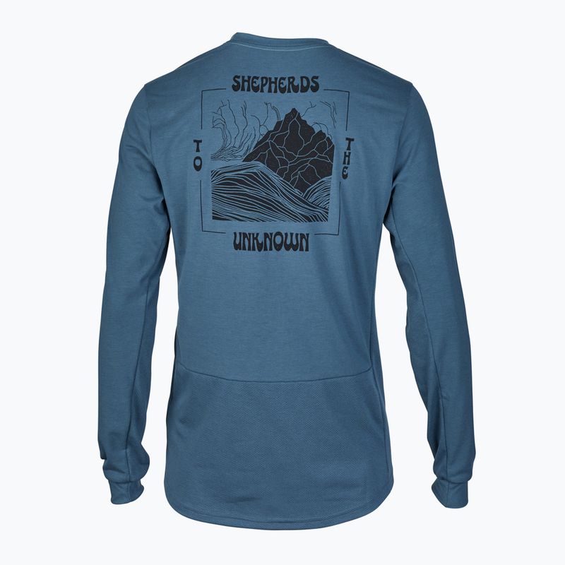 Pánske cyklistické tričko s dlhým rukávom Fox Racing Ranger Dr Shepherds dark vintage 4