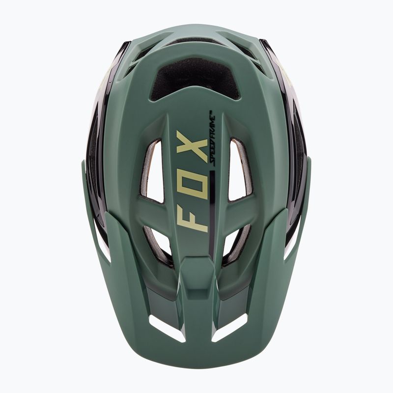 Cyklistická prilba Fox Racing Speedframe Pro Blocked hunter green 4