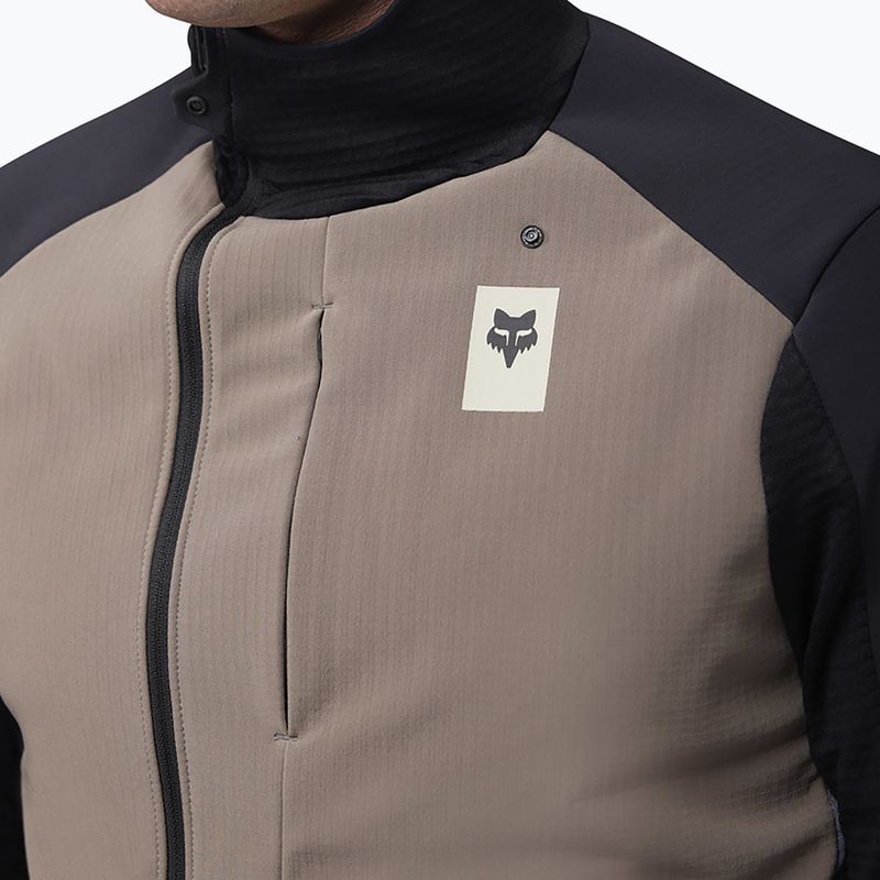 Pánska cyklistická mikina Fox Racing Defend Thermal Hoodie ash 3