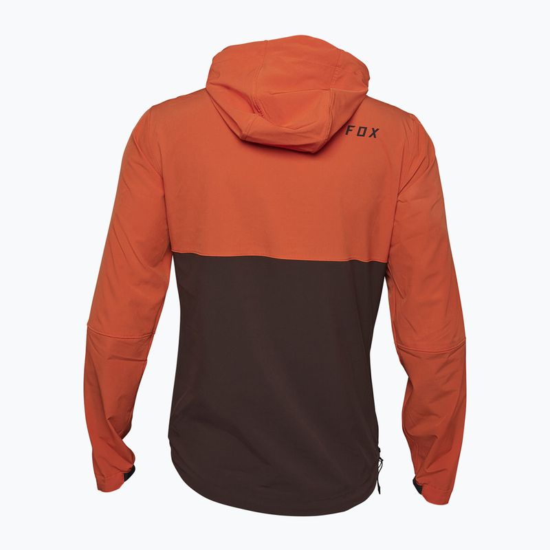 Pánska cyklistická bunda Fox Racing Ranger Wind Pullover atomic orange 5