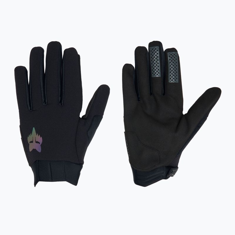 Pánske cyklistické rukavice Fox Racing Defend Lo-Pro Fire black