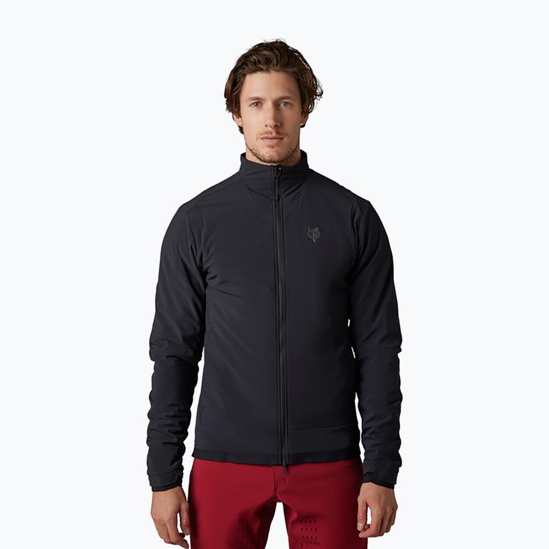 Pánska cyklistická bunda Fox Racing Defend Fire Alpha black