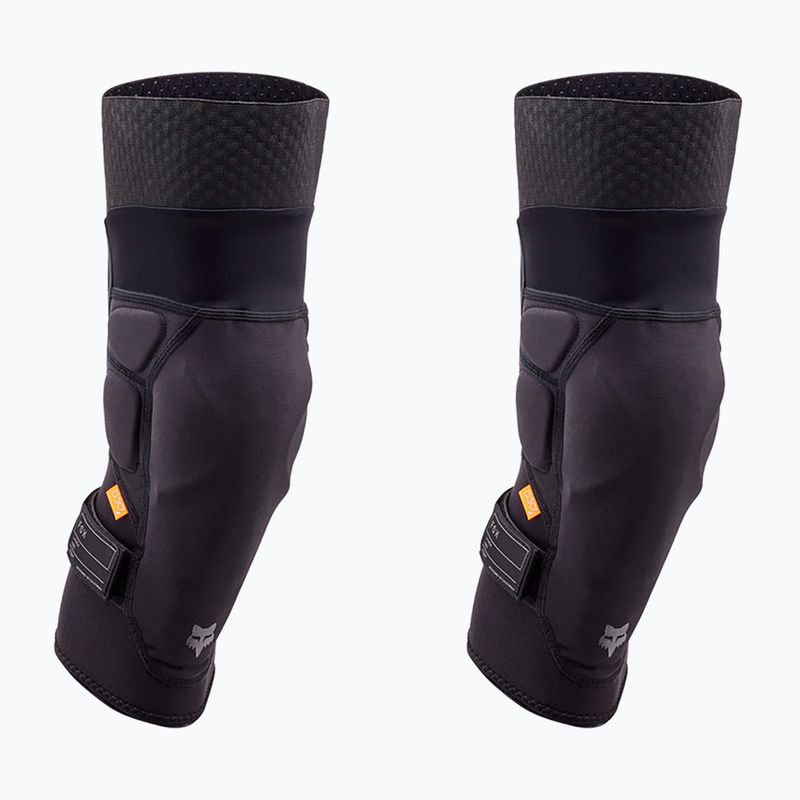 Dyklistické chrániče kolien Fox Racing Launch Knee čierne