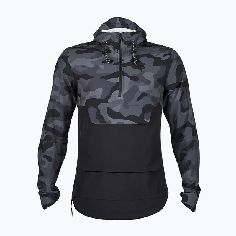 Pánska cyklistická bunda Fox Racing Ranger Wind Pullover black camo 5