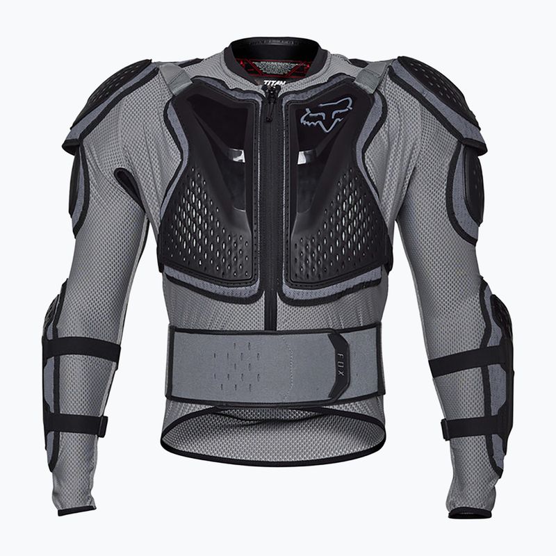 Fox Racing Titan Sport pánske cyklistické brnenie cloud grey