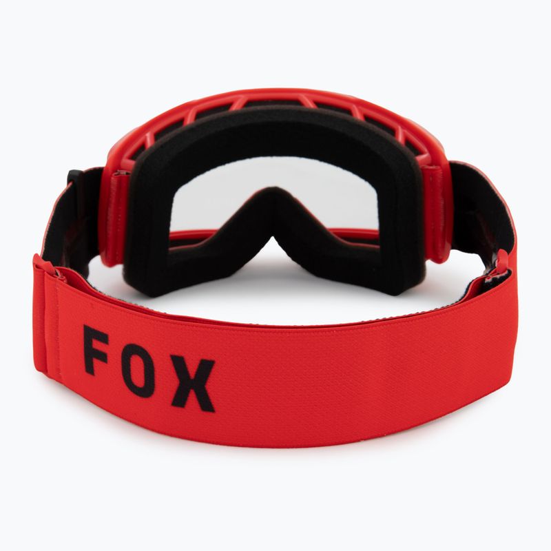 Detské cyklistické okuliare Fox Racing Main Core Jr fluorescent red/clear 3