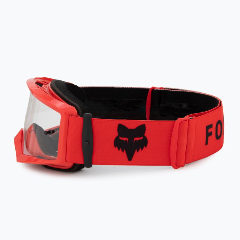 Detské cyklistické okuliare Fox Racing Main Core Jr fluorescent red/clear 4