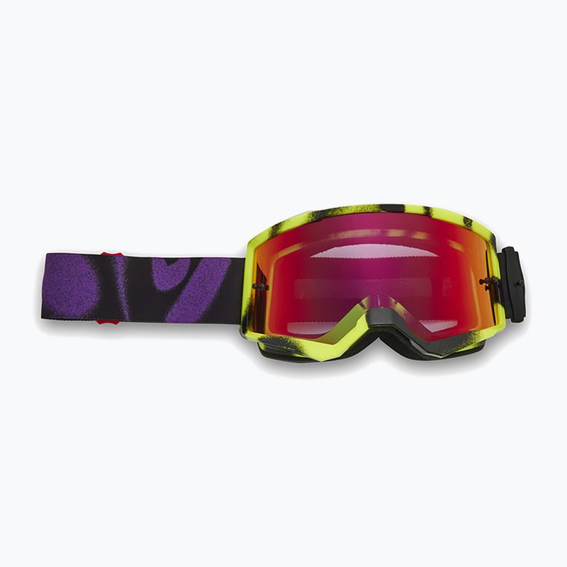 Cyklistické okuliare Fox Racing Main Emotion Spark black/yellow/purple/fluorescent red spark