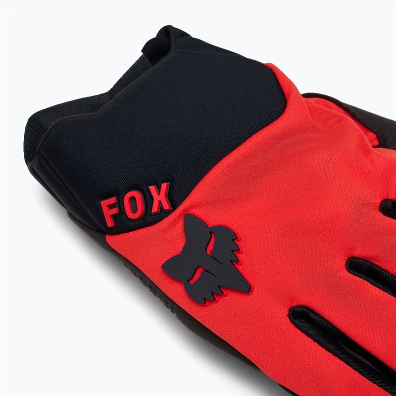 Pánske cyklistické rukavice Fox Racing Defend Wind Offroad fluorescent red 4
