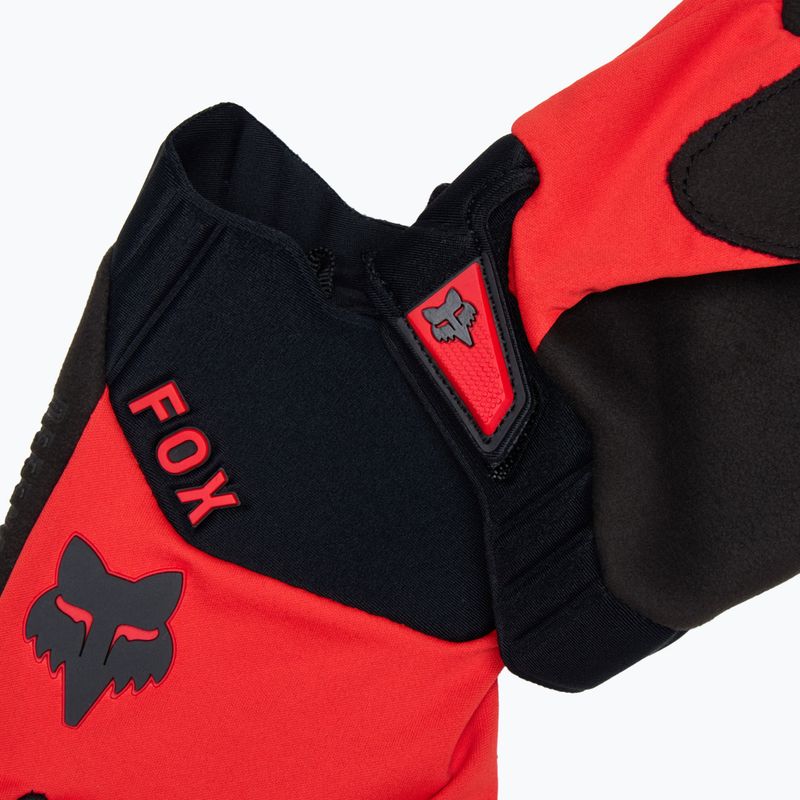 Pánske cyklistické rukavice Fox Racing Defend Wind Offroad fluorescent red 6
