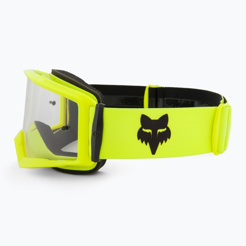 Cyklistické okuliare Fox Racing Main Core fluorescenčná žltá/čierna 4