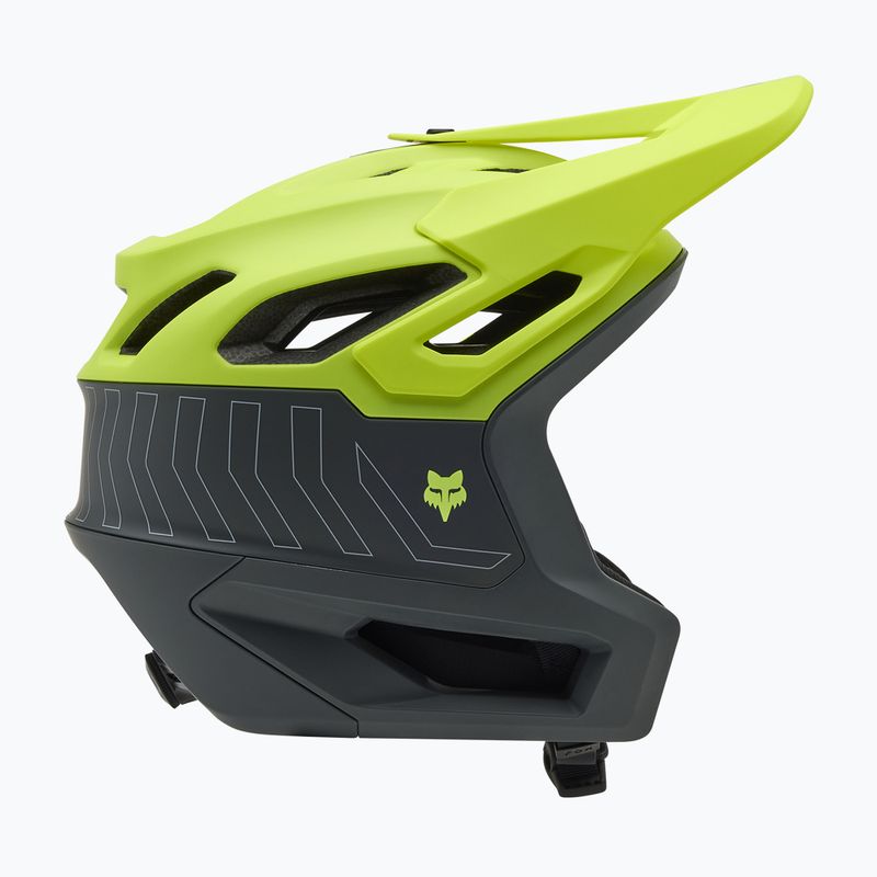 Cyklistická prilba Fox Racing Dropframe Pro Runn fluorescent yellow 2