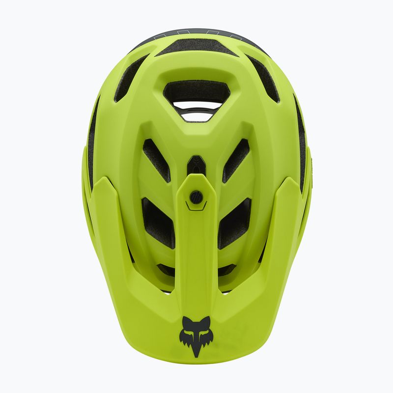 Cyklistická prilba Fox Racing Dropframe Pro Runn fluorescent yellow 5