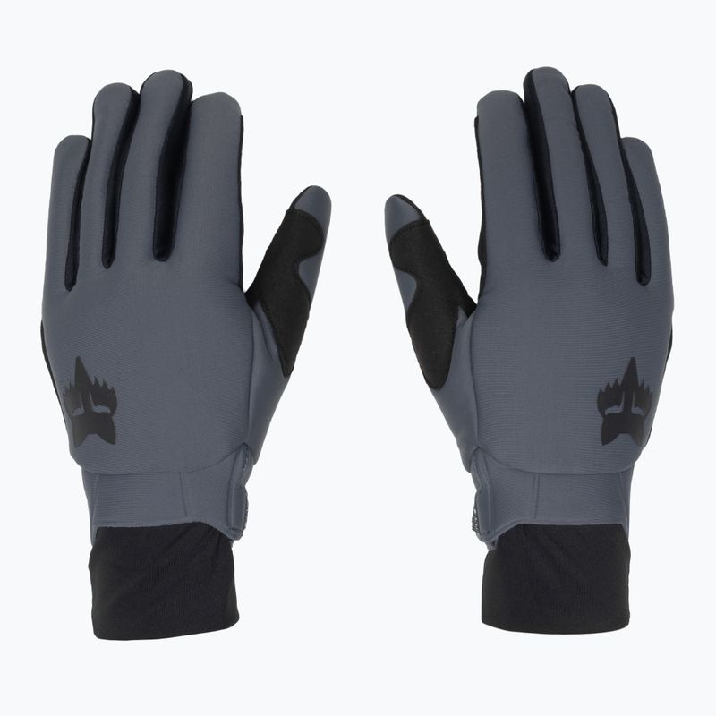 Pánske cyklistické rukavice Fox Racing Defend Thermo graphite 2