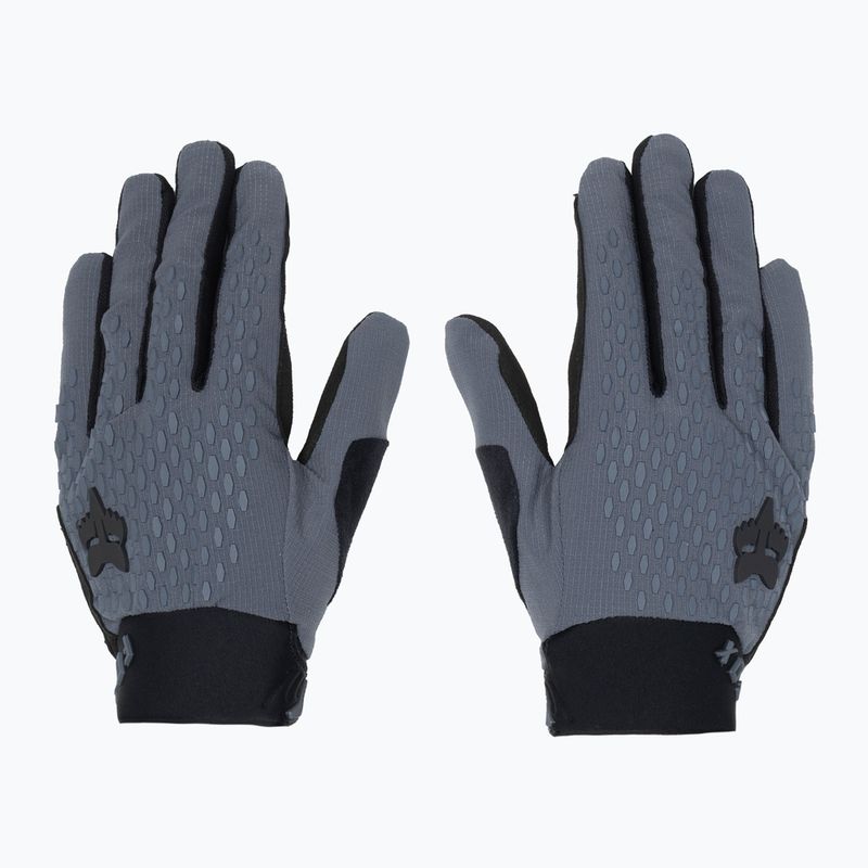 Pánske cyklistické rukavice Fox Racing Defend graphite 2