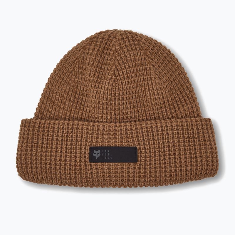 Pánska zimná čiapka Fox Racing Zenther Beanie walnut