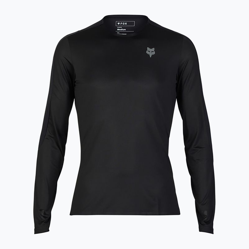 Pánske cyklistické tričko s dlhým rukávom Fox Racing Flexair Ascent black 3