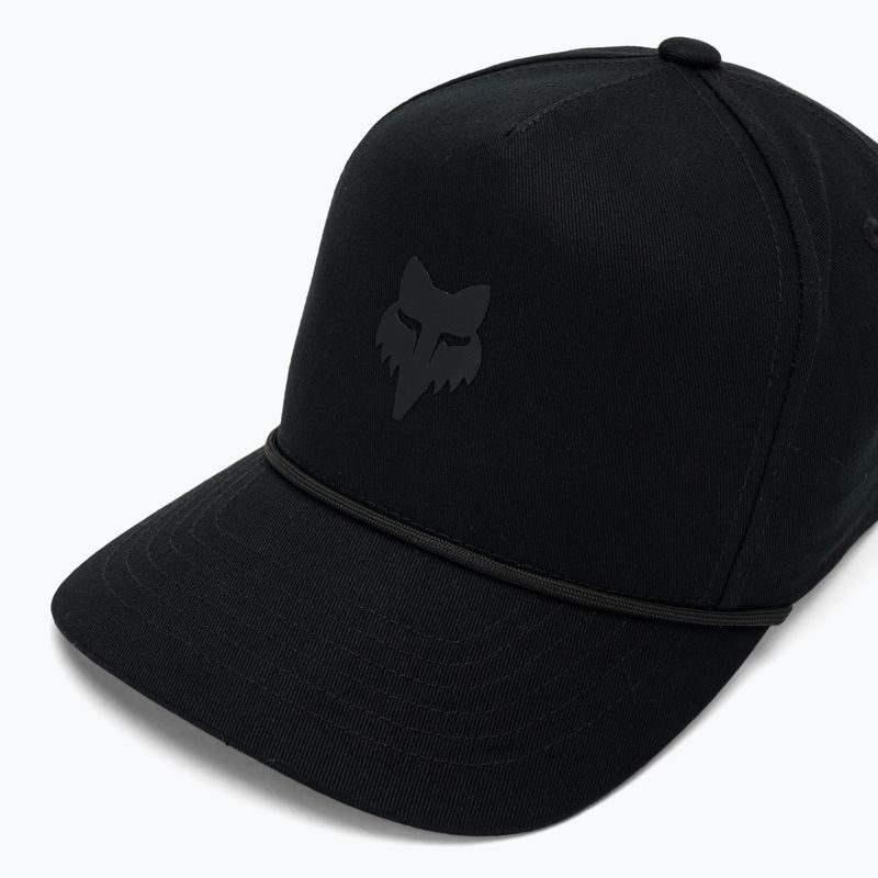 Pánska šiltovka Fox Racing Fox Head Rope Hat black/black 3