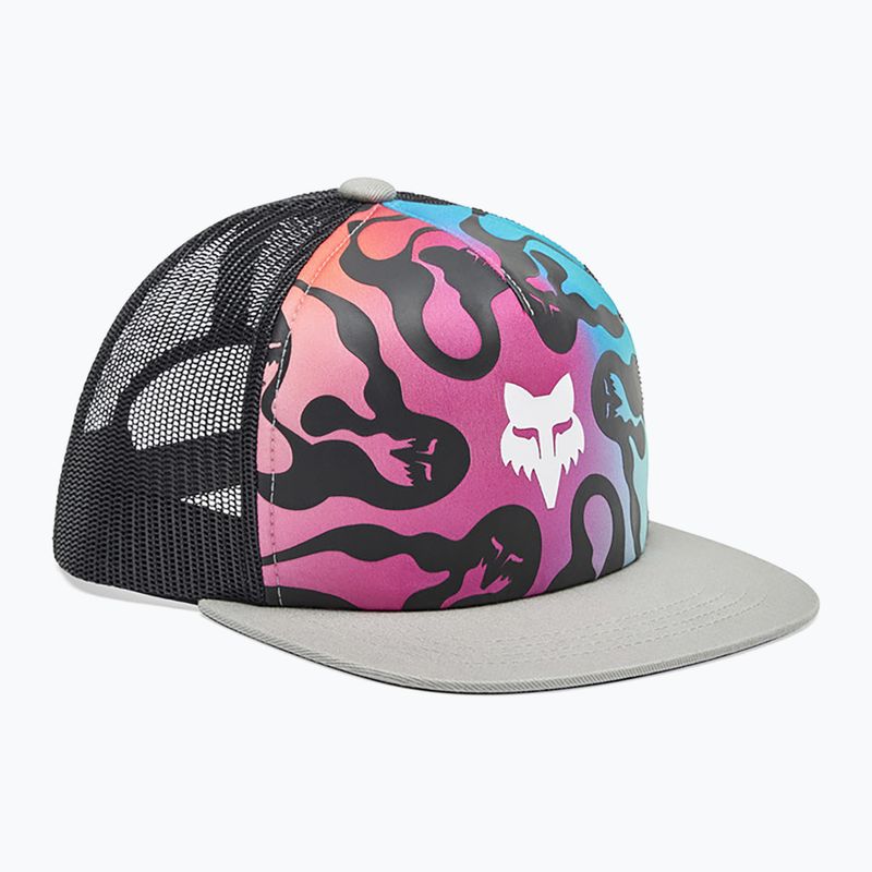 Fox Racing Future Trucker Jr detská baseballová čiapka steel grey