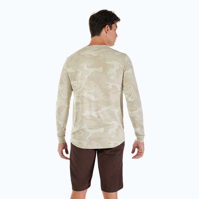 Pánske cyklistické tričko s dlhým rukávom Fox Racing Ranger Tru Dri cream 2