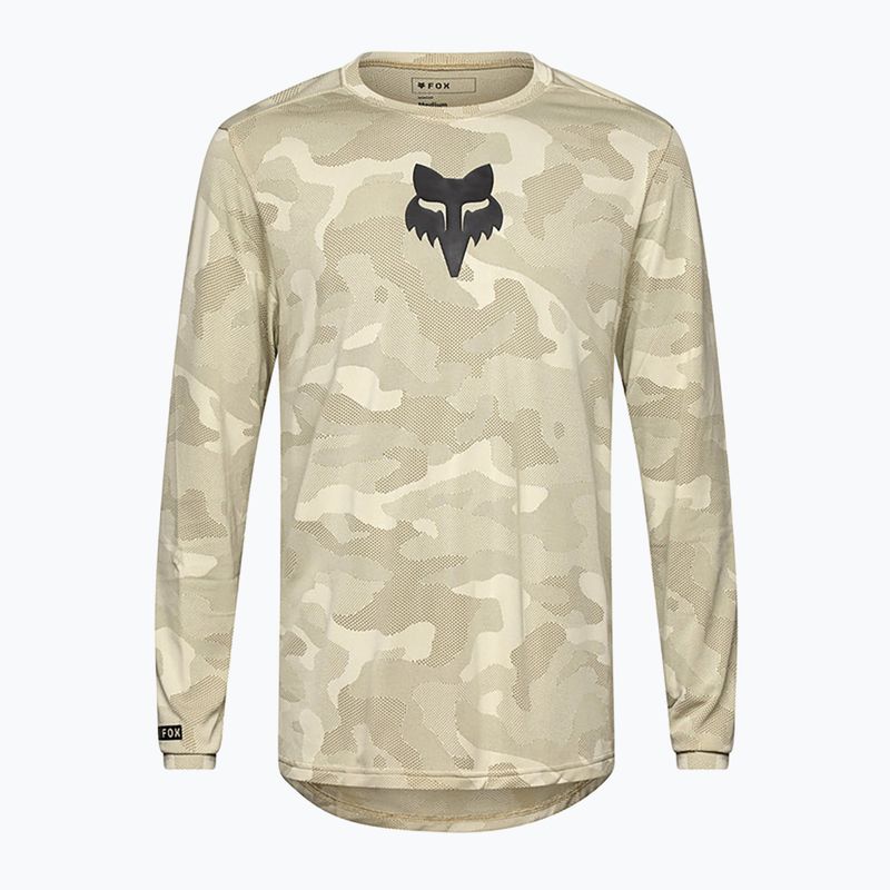 Pánske cyklistické tričko s dlhým rukávom Fox Racing Ranger Tru Dri cream 6