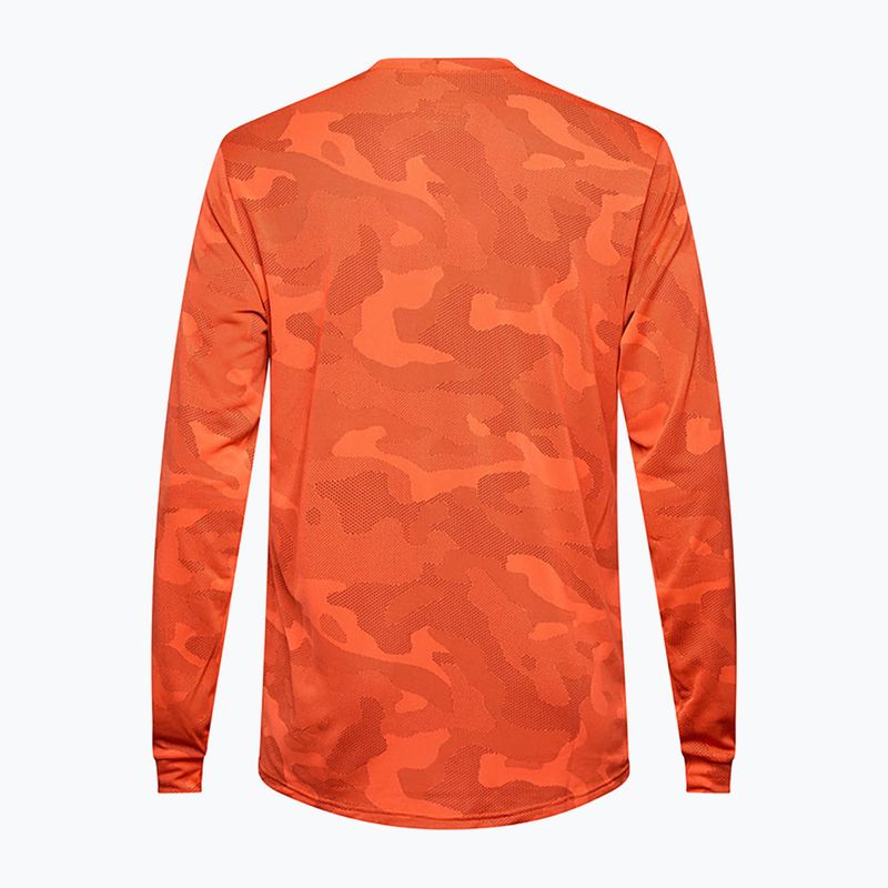 Pánske cyklistické tričko s dlhým rukávom Fox Racing Ranger Tru Dri blood orange 2