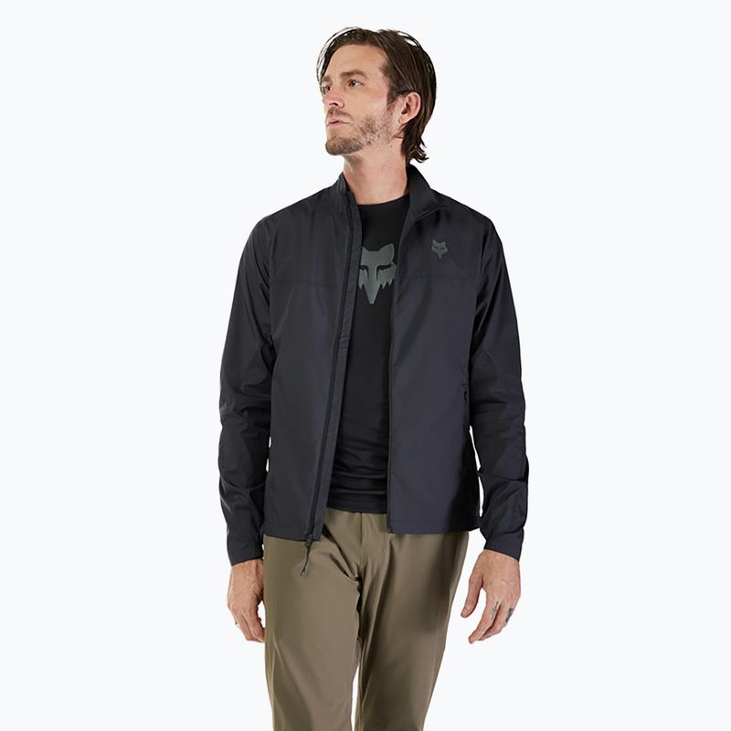 Pánska cyklistická bunda Fox Racing Ranger Wind black 3