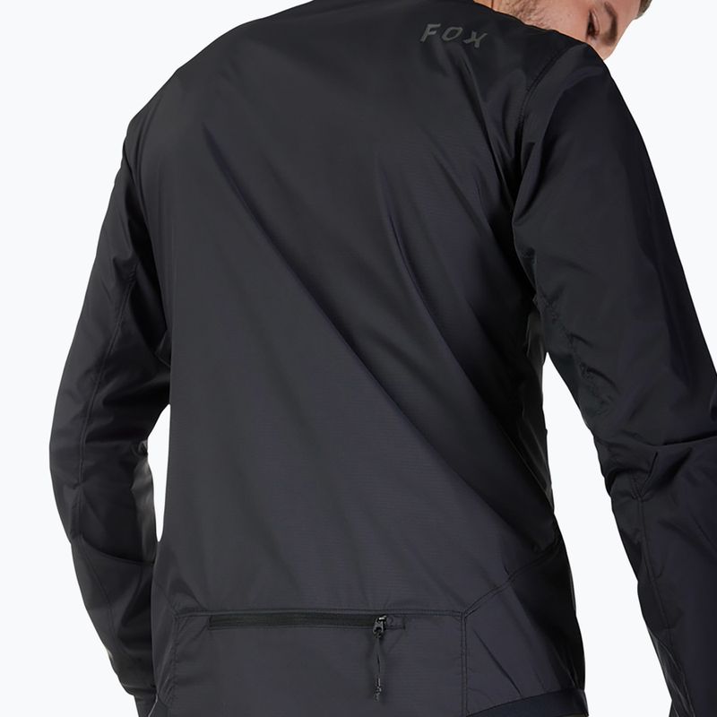 Pánska cyklistická bunda Fox Racing Ranger Wind black 5